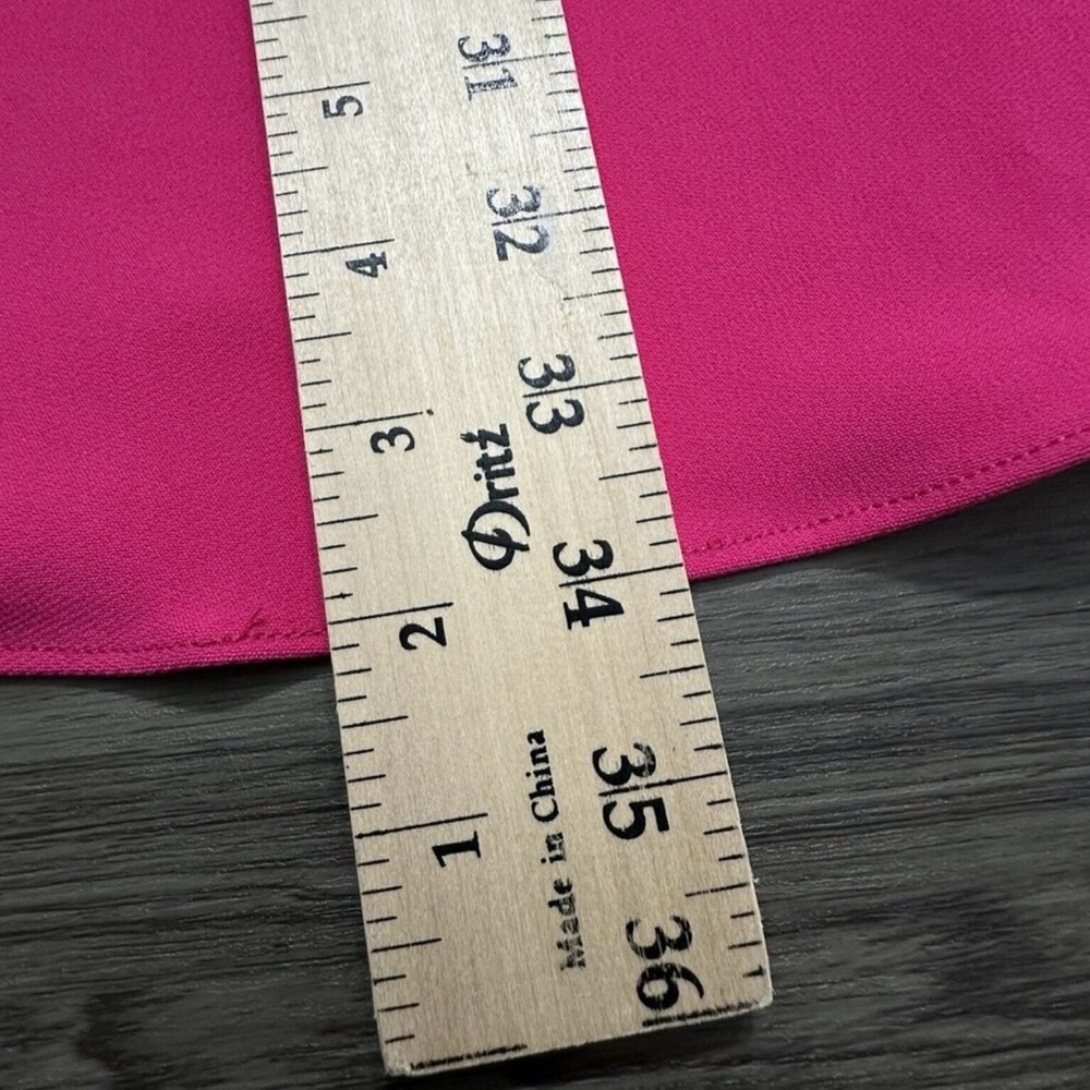 Brandon Maxwell Womens Dress 2 Hot Pink High Neck Bow Halter Cocktail Mini Event - Picture 9 of 11